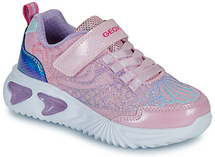 Geox Lage Sneakers Geox J ASSISTER GIRL A" Roze - 28,29,30,31,32,33,34,35