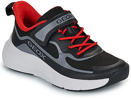 Geox Lage Sneakers Geox J PRO-RAN BOY F" Zwart - 28,29,30,31,32,33,34,35