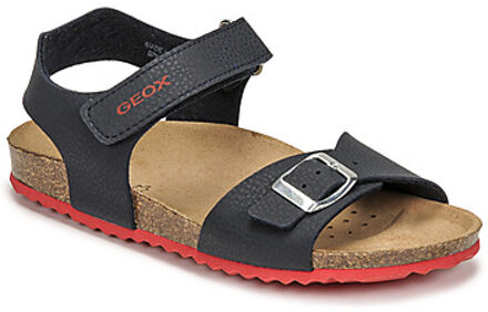 Geox Platte sandalen Geox J GHITA BOY B" Blauw - 28,29,30,31,32,33,34,35