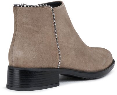 Geox Resia Suède Dames Laarzen In Donker Beige - EU 40.5 / UK 7