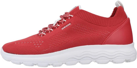 Geox Sneakers Geox , Red , Dames - 37 Eu,38 Eu,39 EU