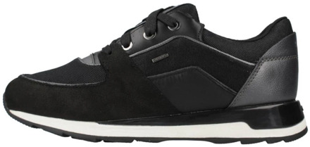 Geox Stijlvolle Casual Sneakers voor Vrouwen Geox , Black , Dames - 38 Eu,36 Eu,37 EU