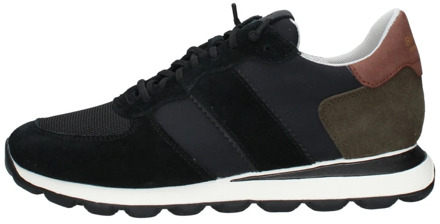 Geox Stijlvolle Comfort Sneakers Geox , Black , Heren - 42 Eu,39 EU