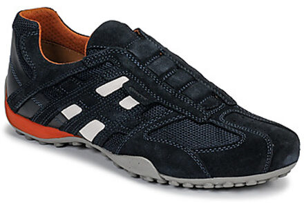 Geox suede lederen instapper SNAKE navy mt 45