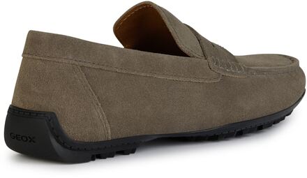 Geox U KOSMOPOLIS + GRIP Leren Heren Taupe Instappers