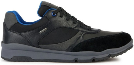 Geox Zwarte ABX Sport Sneakers Geox , Black , Heren - 46 Eu,44 Eu,45 Eu,41 Eu,42 Eu,43 EU