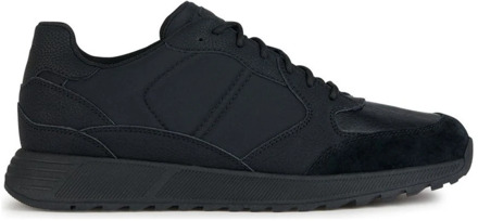 Geox Zwarte sneakers voor heren Geox , Black , Heren - 42 Eu,41 Eu,46 Eu,44 Eu,43 EU