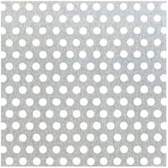 Geperforeerde Plaat Aluminium 250x500x0,8mm