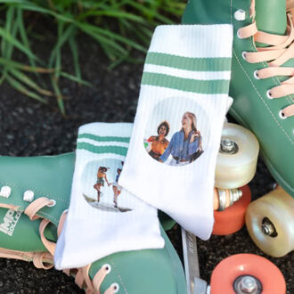 Gepersonaliseerde sokken met AI filter maat 42-46 - zwart