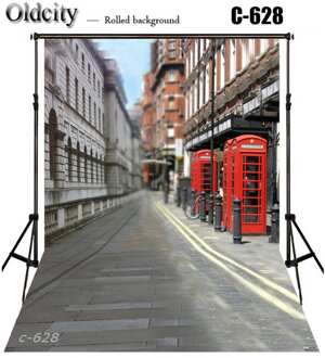 Geplaveide Weg Graniet Verharde Sett Street Europese Architectuur Foto Achtergrond Bruiloft Verjaardag Liefde Fotografie Achtergrond licht blauw