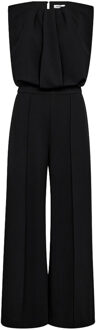 Geplooide jumpsuit Falcon  zwart - S,
