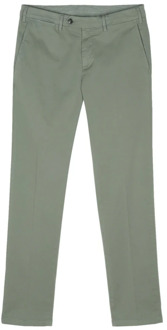 Geplooide pantalons Canali , Green , Heren - 2Xl,3Xl