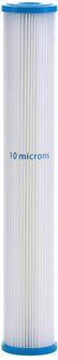Geplooide Poly Sediment Water Filter Cartridge Standaard 2.5X20 "10 Micron