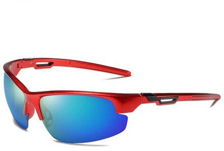 Gepolariseerde Europese En Amerikaanse Zonnebril Buiten Rijden Sport Gepolariseerde Bril Winddicht Gepolariseerde Zonnebril ijs- groen flakes