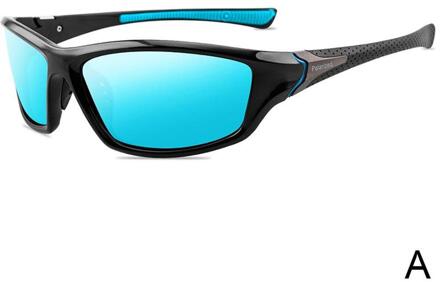 Gepolariseerde Nachtzicht Sport Zonnebril Zomer Outdoor Bergbeklimmen Modieuze Zonnebril Sport Kleurrijke Film O6N5