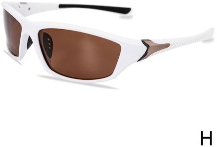 Gepolariseerde Nachtzicht Sport Zonnebril Zomer Outdoor Bergbeklimmen Modieuze Zonnebril Sport Kleurrijke Film O6N5