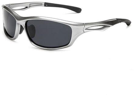 Gepolariseerde Vissen Zonnebril Mannen Vrouwen Vissen Bril Camping Wandelen Rijden Fiets Brillen Sport Fietsen Bril zilver grijs