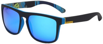 Gepolariseerde Zonnebril Mannen Rijden Shades Mannelijke Zonnebril Camping Wandelen Vissen Klassieke Zonnebril UV400 Eyewear Blauw