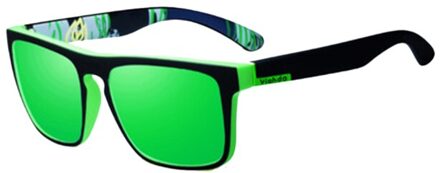 Gepolariseerde Zonnebril Mannen Rijden Shades Mannelijke Zonnebril Camping Wandelen Vissen Klassieke Zonnebril UV400 Eyewear groen