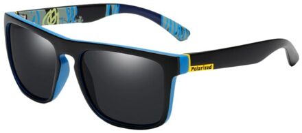 Gepolariseerde Zonnebril Mannen Rijden Shades Mannelijke Zonnebril Camping Wandelen Vissen Klassieke Zonnebril UV400 Eyewear zwart blauw
