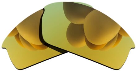 Gepolariseerde Zonnebril Vervanging Lenzen Voor-Bottlecap Frame-Geel Gouden