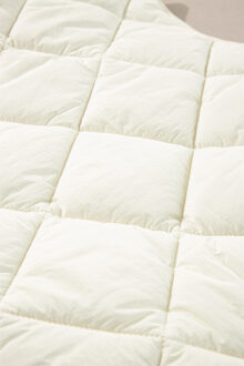 Gequilt Vesten met Ruitpatroon - maat L Ivoor