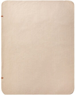 Gerecyclede deken van bilton - maat One size Beige