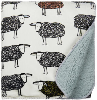 Gerecyclede schapendeken Wit - One size