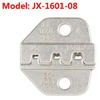 Gereedschap Connector 5 Soorten Geïsoleerde Terminals Mold Draad Crimper Kaak Beentje Sterven Krimptang Accessoire Krimptang JX-1601-08