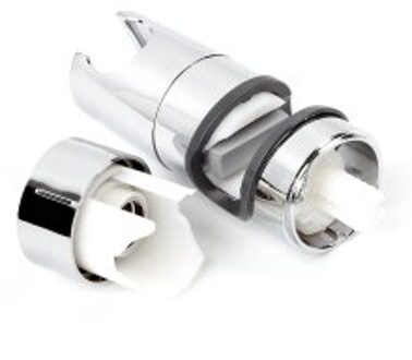 Gereedschap Douchekop Rail Onderdelen Gadget Gebruik Slider Holder Verstelbare Beugel Spiegel Verchroomd