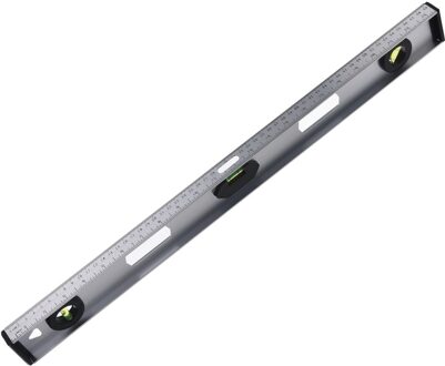 Gereedschap - waterpas - 3 libellen - 60 cm - zilver
