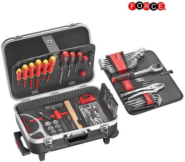 Gereedschapskoffer gevuld 107 delig 50234107