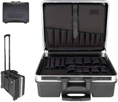 Gereedschapskoffer leeg - 24 mnd garantie - 4,9 kg - Grijs/zwart