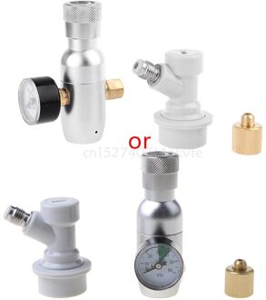Gereglementeerde CO2 Charger Homebrew Kegging 0 ~ 60 Psi Thuis Bier Gasdrukregelaar Willekeurige Kleur