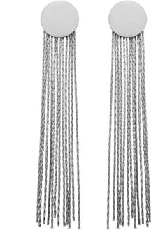 gerhodineerde oorbellen - Dencel Zilver - One Size