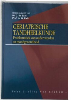 Geriatrische tandheelkunde - Boek Springer Media B.V. (9031322016)