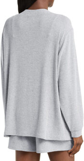 Geribbelde Brei Lounge Set Lichtgrijs