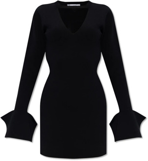 Geribbelde jurk JW Anderson , Black , Dames - M,S,Xs