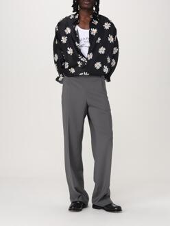 Geribbelde Tanktop met Grafische Druk Wit