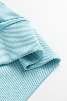 Geribbelde Trui Lichtblauw