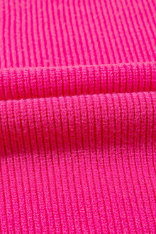 Geribbelde Trui - maat XL Stoffig Roze