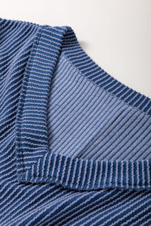 Geribd Brei Langemouw Top Middelblauw