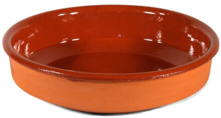 Gerimport 1x Tapas Schalen Bruin/ Terracotta 28 Cm - Tapas Serveerschalen/borden