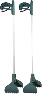 Gerimport Afvalgrijper - 2x - 74 cm - tuingrijper - afvalverzamelaar - tuinaccessoire