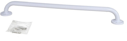Gerimport Badkamer handgreep - wit - 60 cm - RVS metaal - douche wand handgrepen