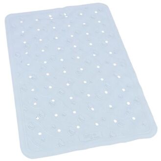 Gerimport Badkuip ruwe anti-slip mat lichtblauw 36 x 57 cm - Badmatjes