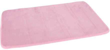 Gerimport Badmat - roze - sneldrogend - 40 x 60 cm - rechthoekig