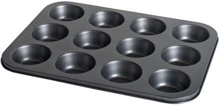 Gerimport Bakvorm - muffins/ cupcakes maken - voor 12x stuks - 35 x 26 cm