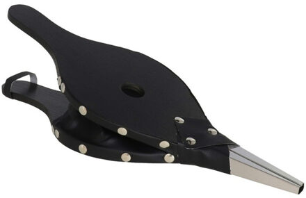 Gerimport Barbecue/open haard aanmaken blaasbalg - Barbecuegereedschapset Zwart