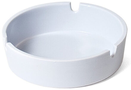 Gerimport Basic asbakken in het wit - Dia 10 cm - kunststof - Tafel asbak - buiten - Binnen